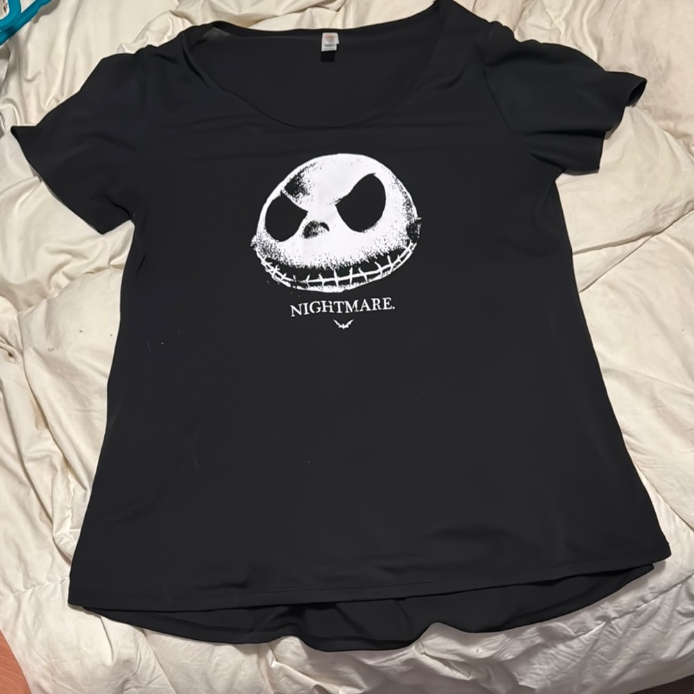 LuLaRoe Nightmare Black T-Shirt